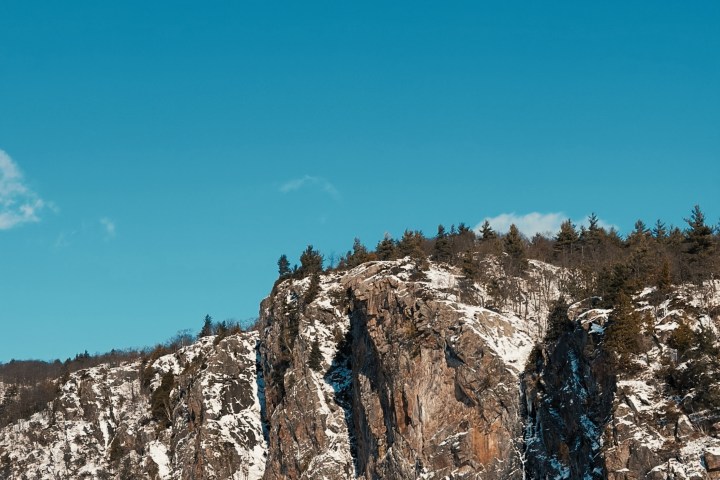 a close up of a snow covered slope