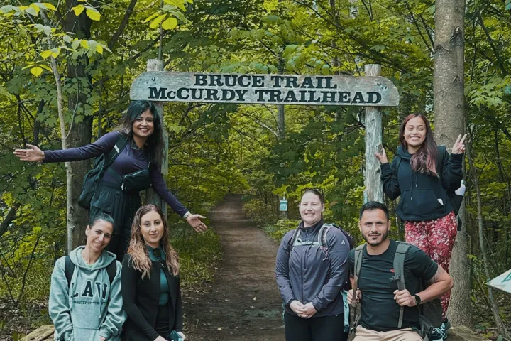 a group of people posing for a picture